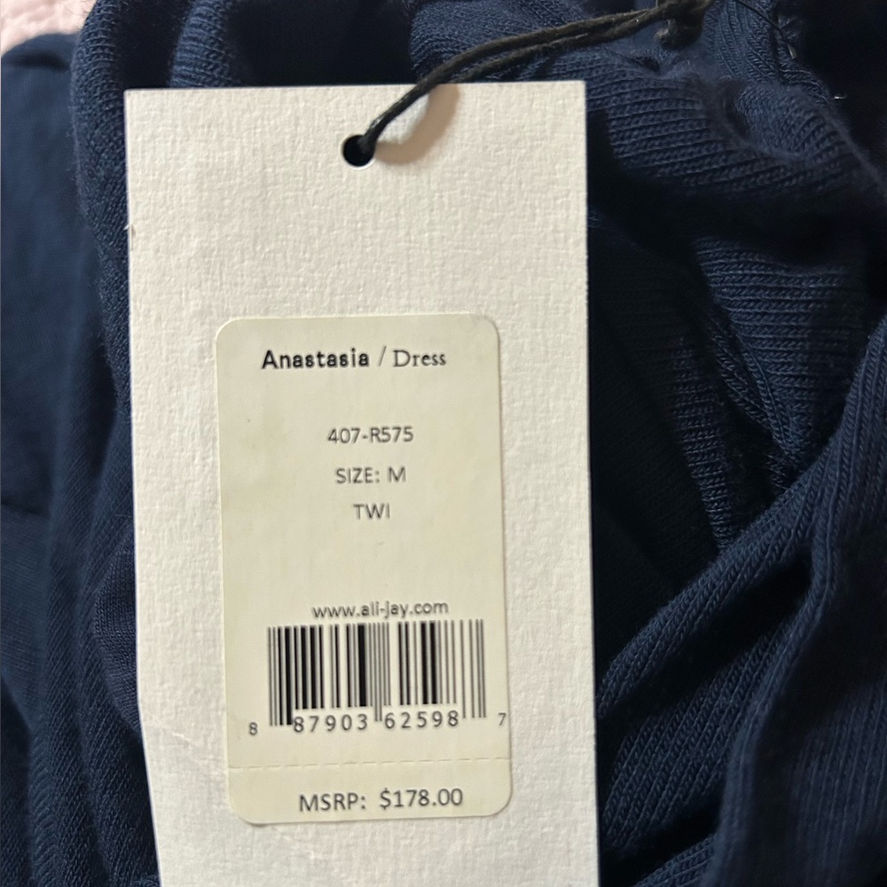 Bailey 44 Navy Anastasia Long Sleeve Dress - Picture 4 of 6